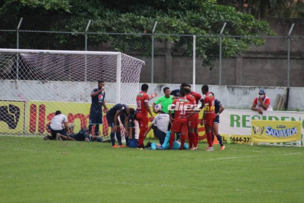 No se vio en TV: La quinesióloga del Real de Minas, afición en Tocoa y a Edwin Solano lo perdonaron