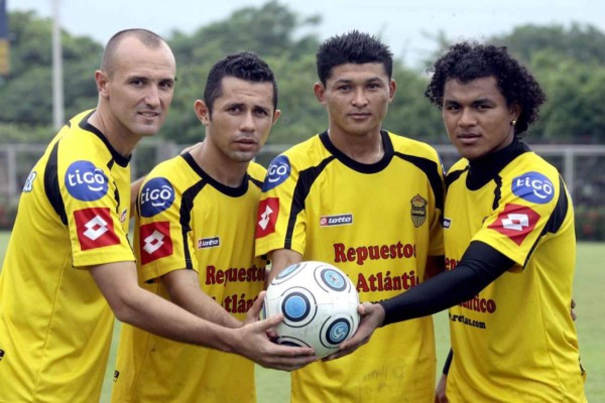 ¡Unas libras menos y poco pelo! Así lucía 'Palomo' Rodríguez a su arribo a Honduras en 2010