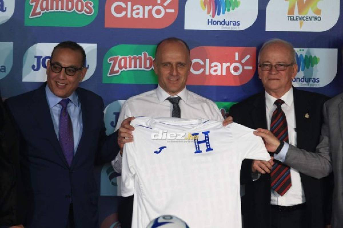 ¿Por qué el 22? Las imágenes de la presentación de Fabián Coito con Honduras