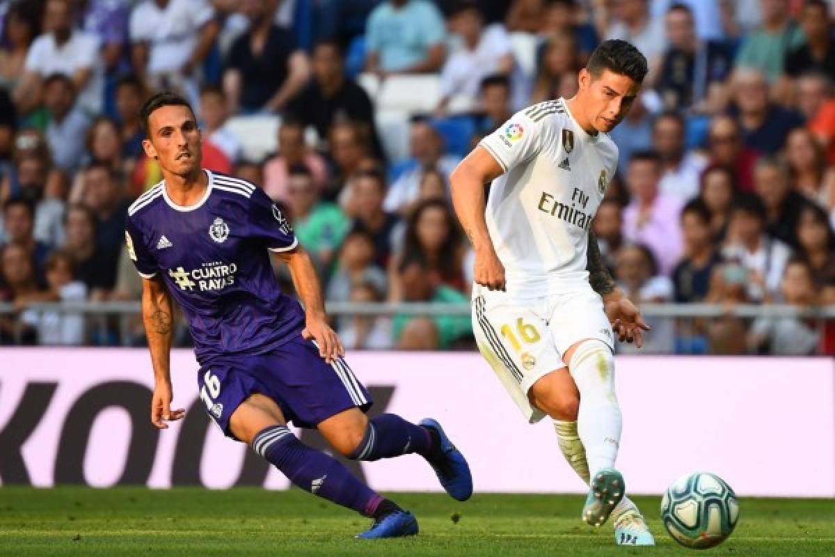 FOTOS: Así vivió James su vuelta al Bernabéu y la insólita imagen de Keylor Navas  