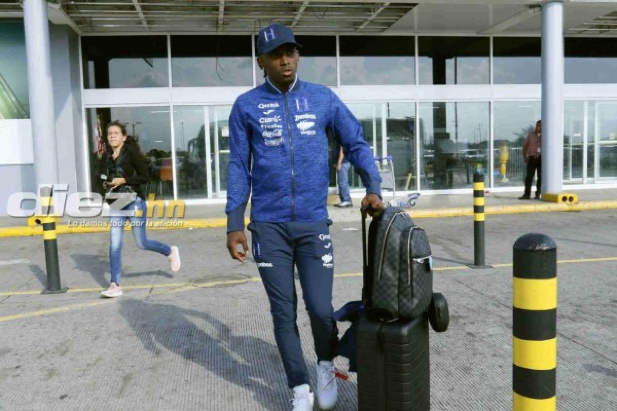 FOTOS: Jugadores de Selección de Honduras llegan tristes tras goleada ante Brasil