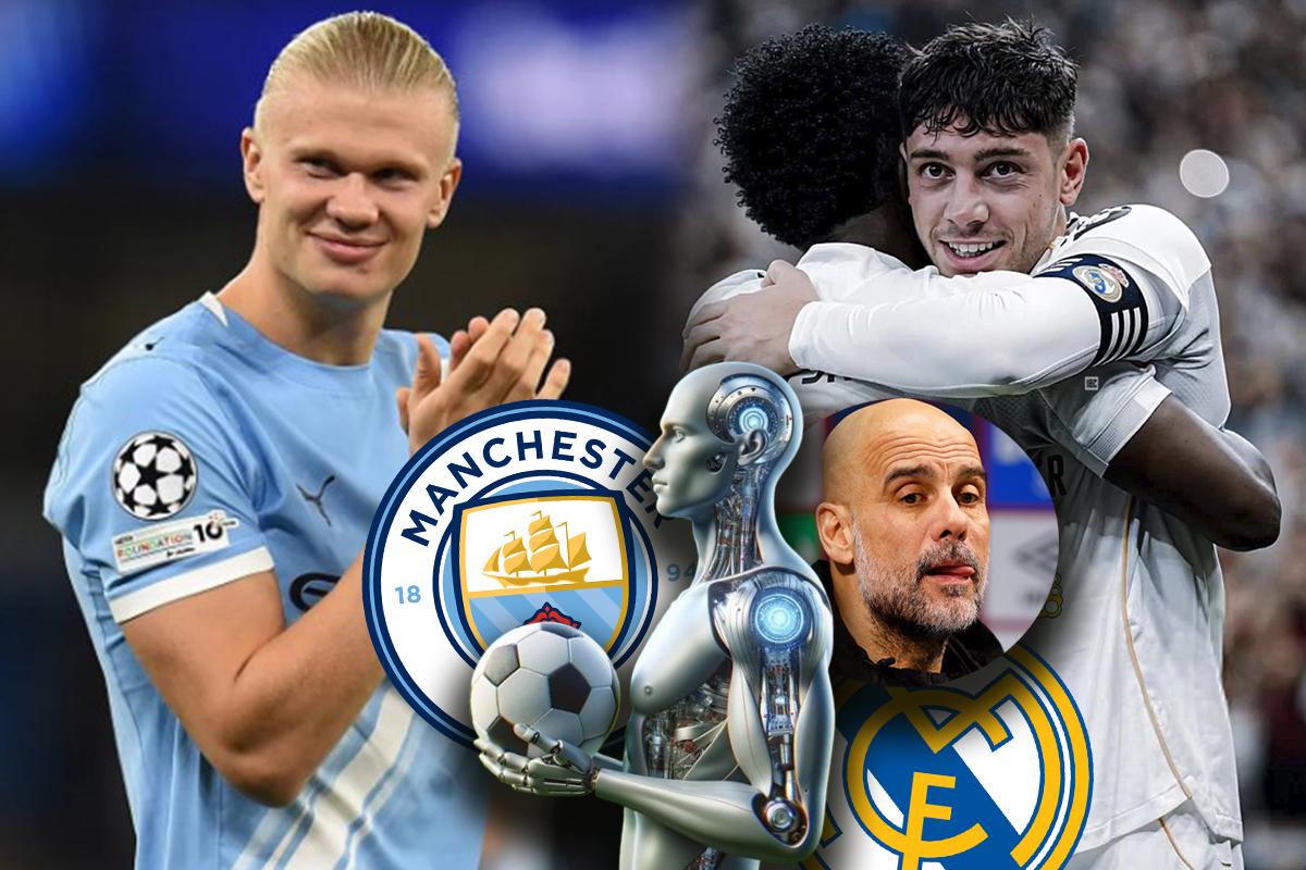 La IA predijo el resultado del Manchester City vs. Real Madrid: ¿remontada épica?