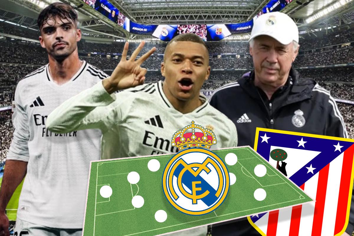 Los elegidos por Ancelotti: alineación del Real Madrid para fusilar al Atlético en el derbi de la Champions League
