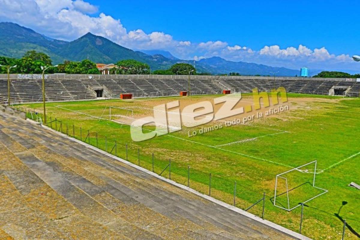 FOTOS: El triste abandono del que pudo ser el estadio más bonito de Honduras