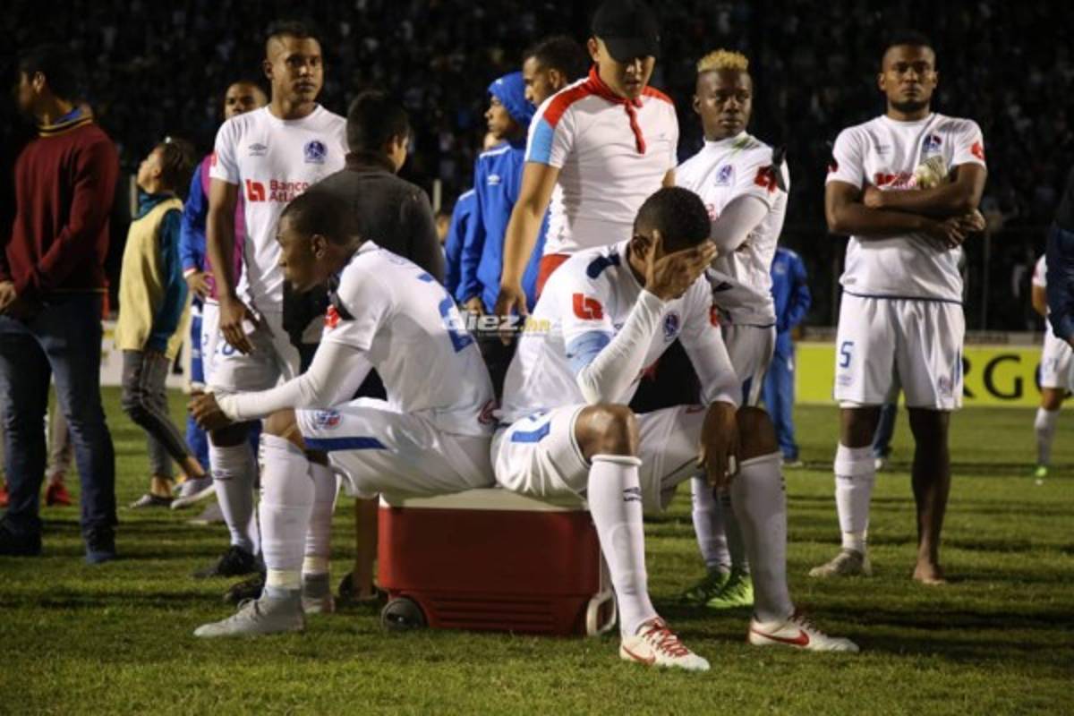 ¡Reclamos y frustración! Las caras en Olimpia tras perder la final ante Motagua