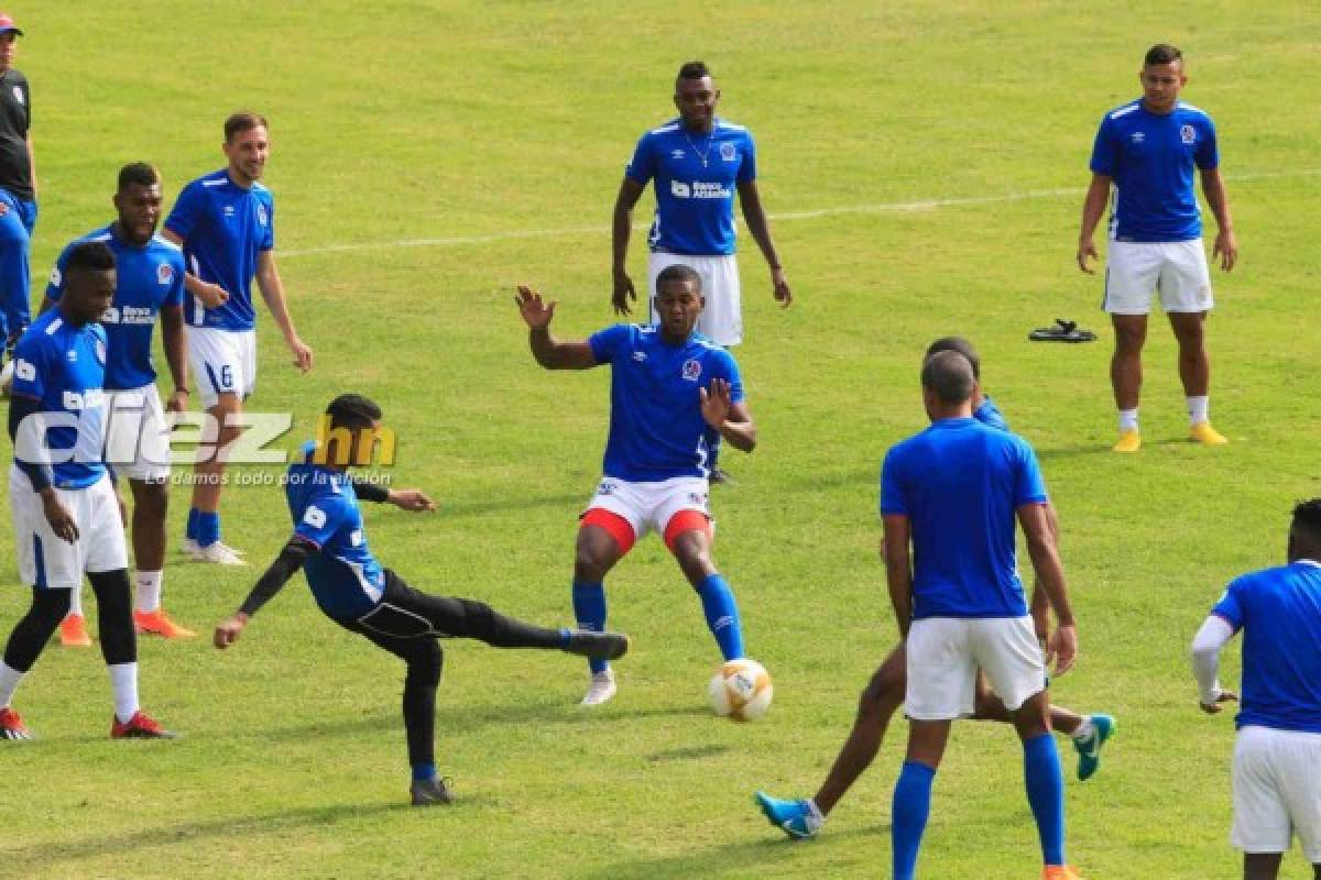 Entre bromas y risas, Olimpia entrenó pensando en el clásico ante Motagua