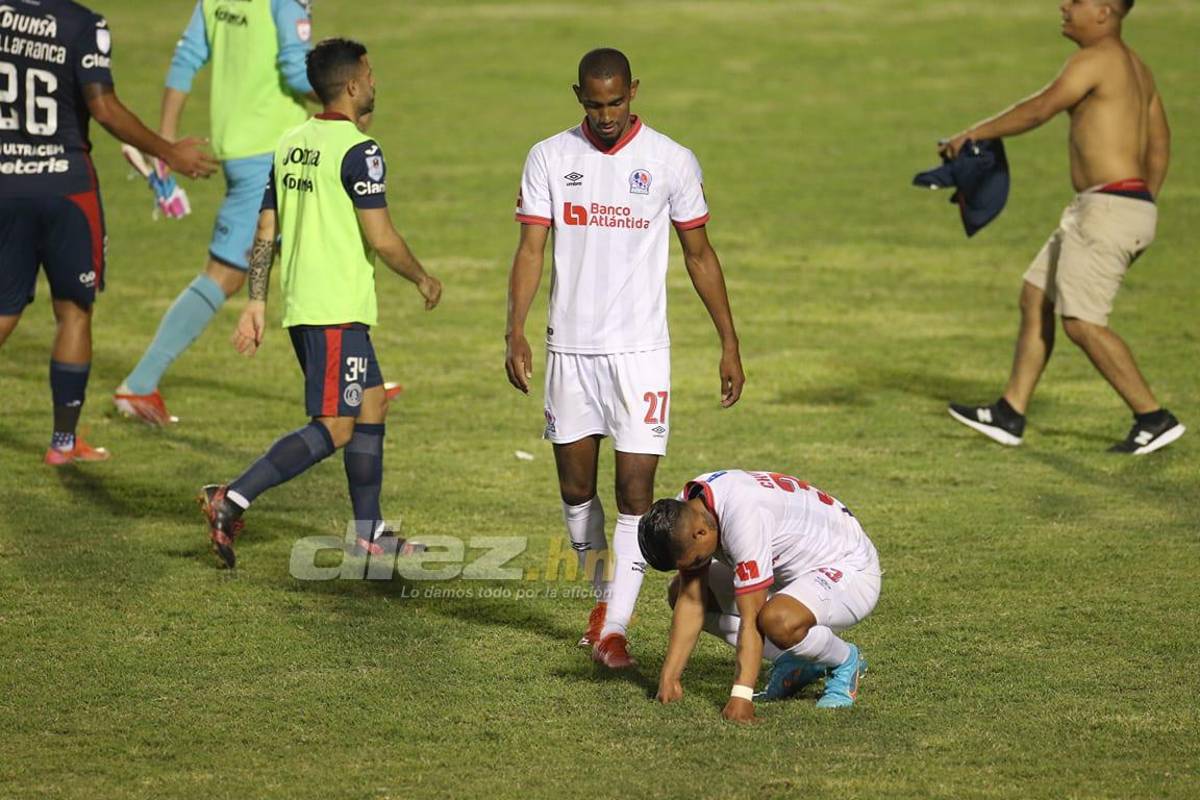 Así festejó Motagua tras avanzar a la final, la tristeza y amargura en Olimpia y las bellas chicas que sufrieron por el león