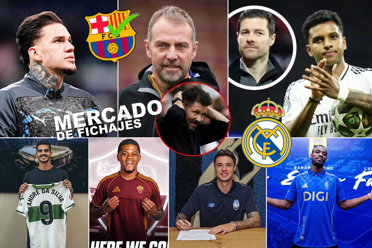 Sorpresivo fichaje para el Barcelona de Flick y Simeone recibe duro golpe; Real Madrid confirma el futuro de Rodrygo