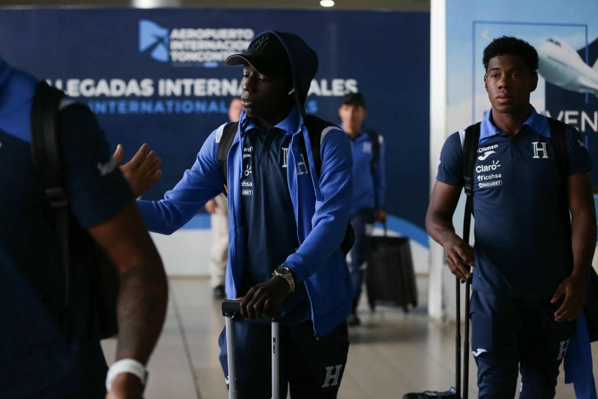 ¿Qué pasó con Rueda, Palma y Kervin? Cabizbajos llegan seleccionados, cuerpo técnico y directivos de Honduras