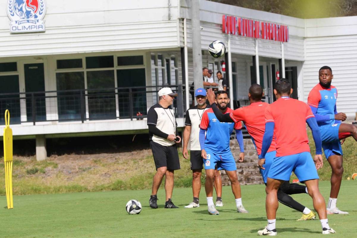 ¿Siguió la polémica? así fue el entrenamiento de Olimpia tras las declaraciones de Eduardo Espinel sobre Real España