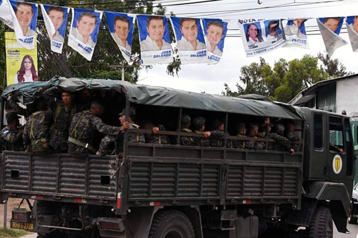 Honduras se encuentra militarizada para desarrollar el proceso electoral