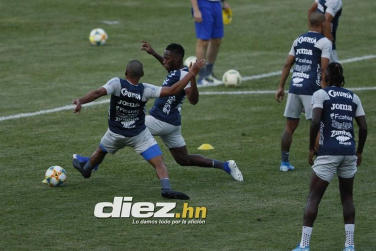 ¡Con todo! Así fue el último entrenamiento de Honduras antes de enfrentar a Chile