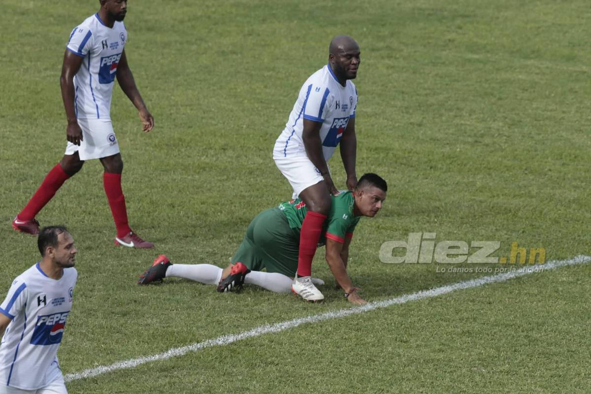 Imperdible: así lucen las exfiguras de Marathón y Olimpia que disputaron un partido de leyendas en San Pedro Sula