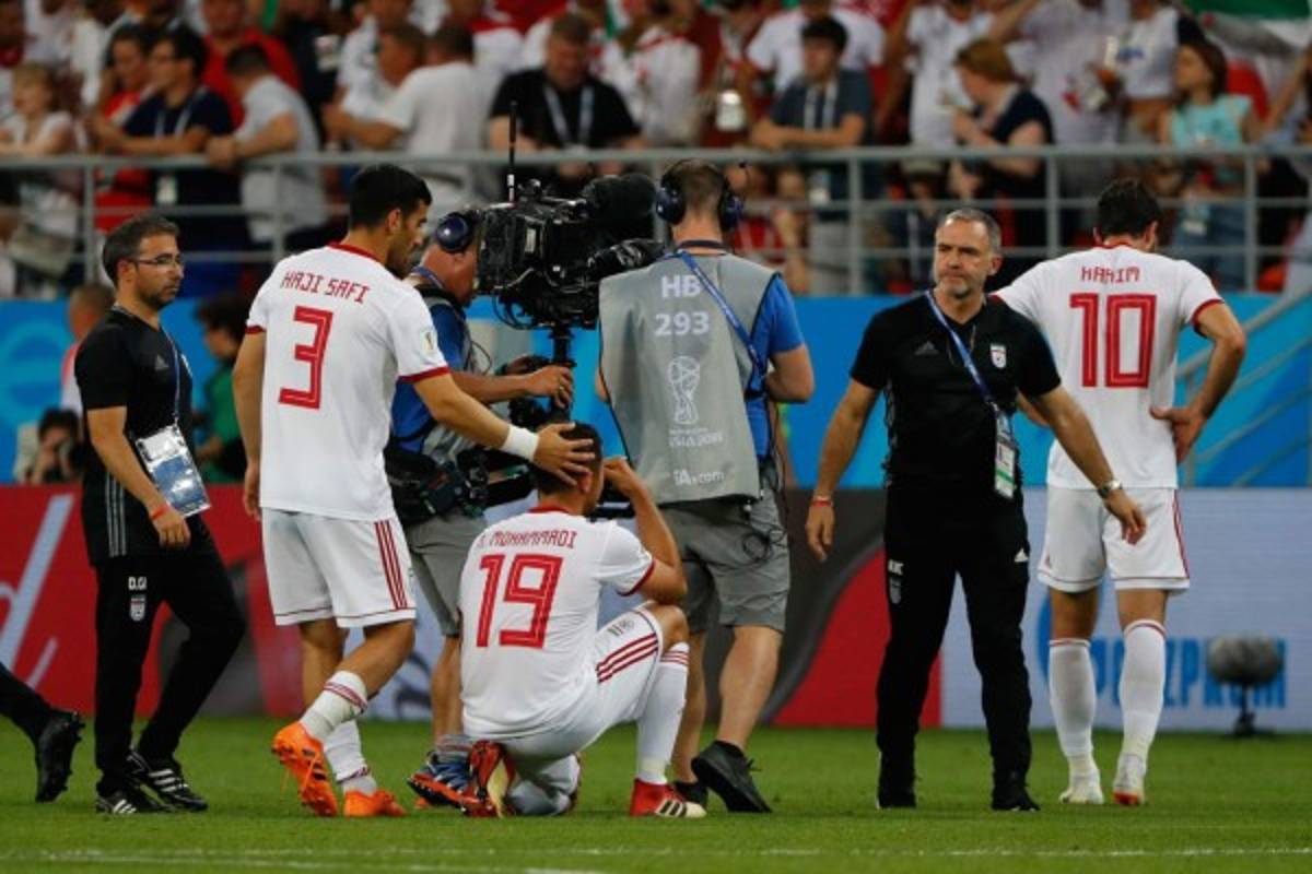 NO SE VIO EN TV: El desgarrador llanto y la riña que se armó al final del Portugal-Irán en Rusia 2018