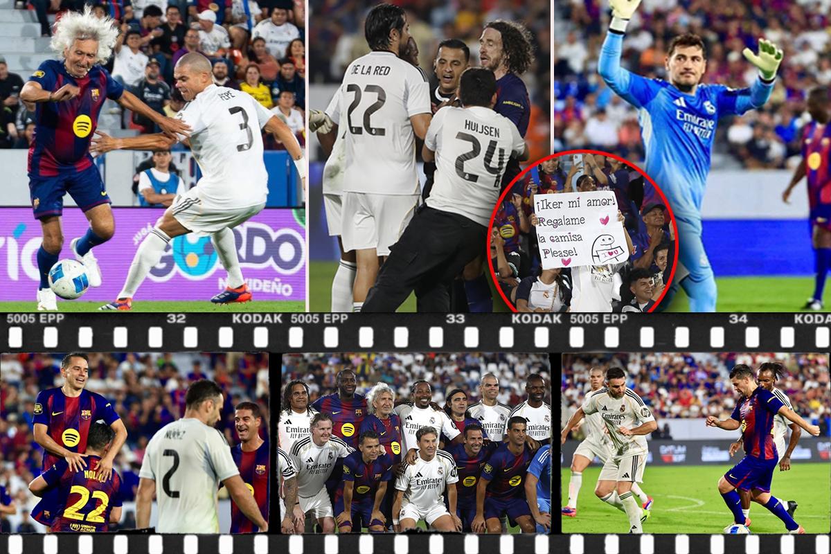 Así se vivió el partido de leyendas de Barcelona y Real Madrid en El Salvador: Yo pensé que estaba en Brasil