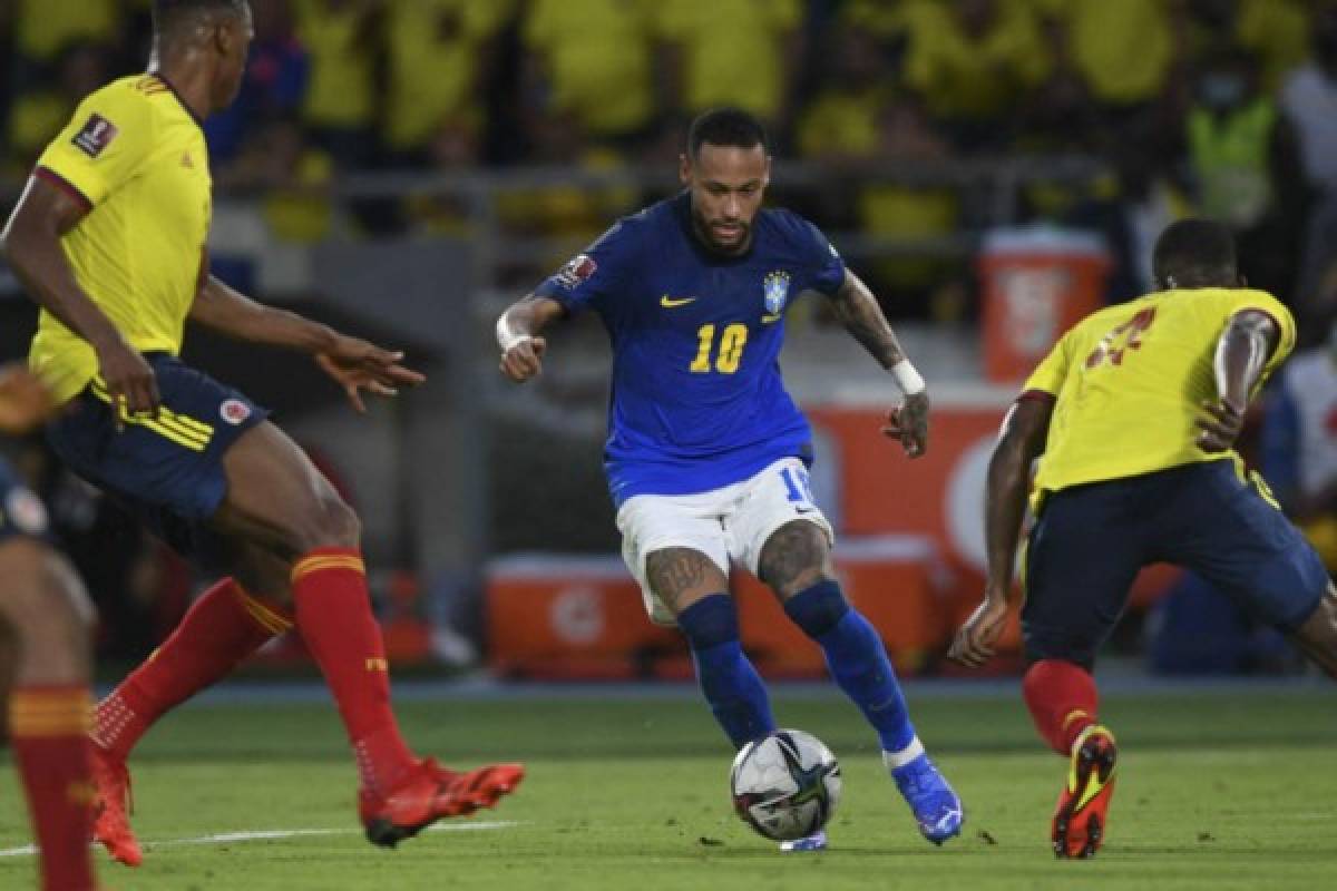 Brasil empata contra Colombia en Barranquilla y corta racha de victorias en la eliminatoria