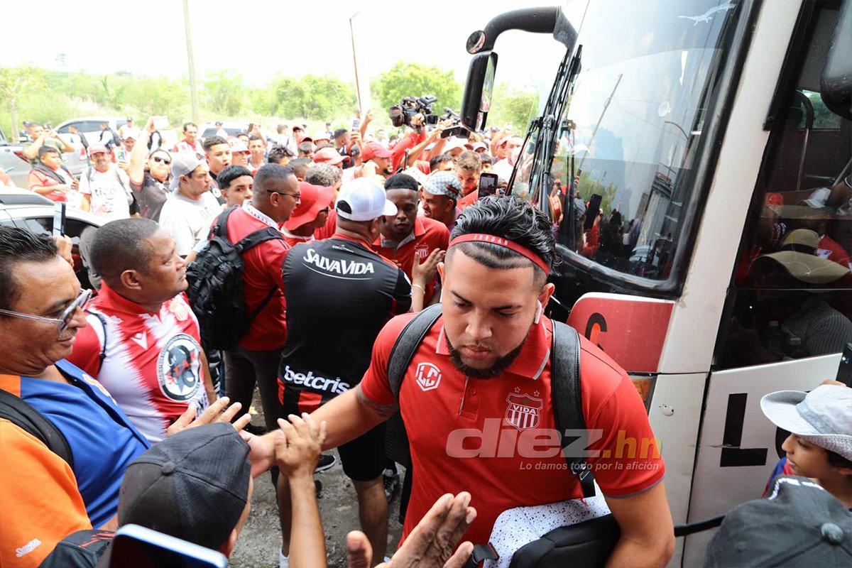 La invasión roja que hubo en Choluteca para la “final” entre UPN y Vida por el no descenso en la Liga Nacional