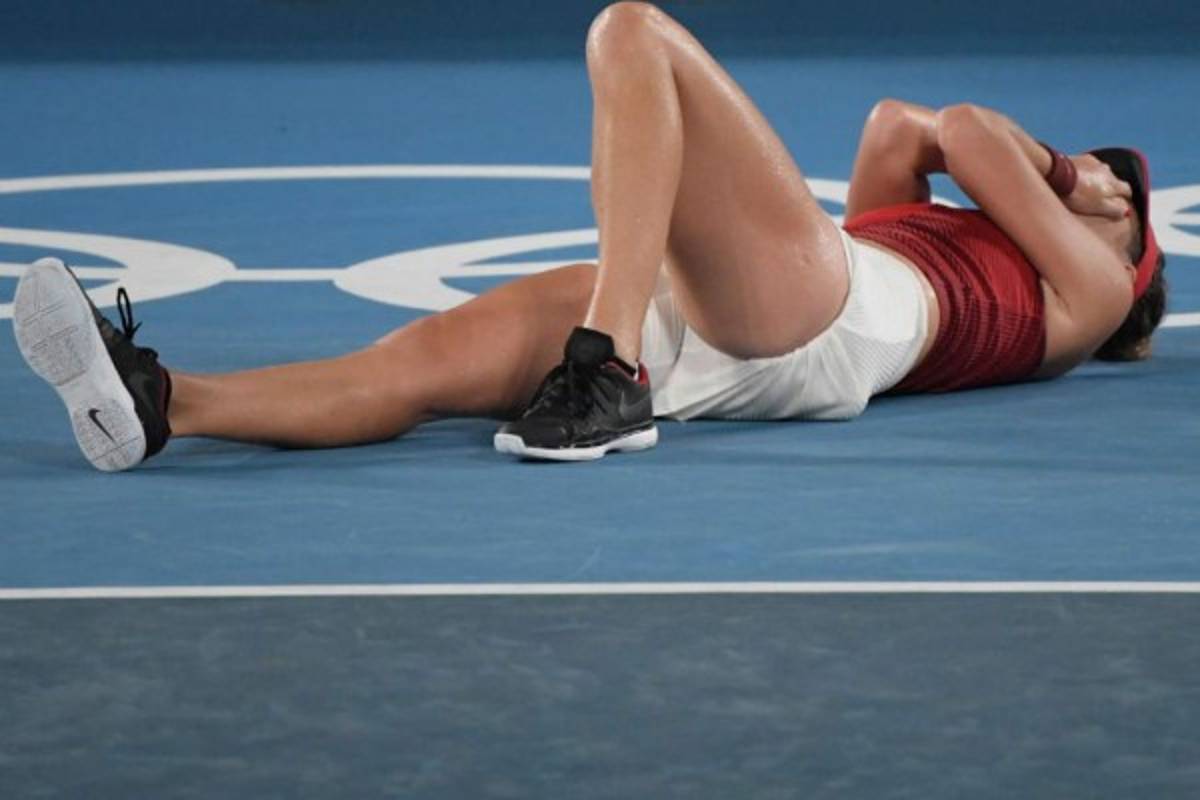 Fotos: Así es la hermosa tenista suiza, Belinda Bencic, quien se bañó de oro en Tokio 2021