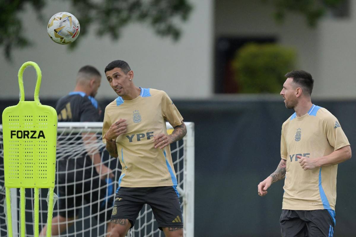 Argentina piensa ya en la final ante Colombia: Un ausente, la tranquilidad de Messi y la decisión de Di María