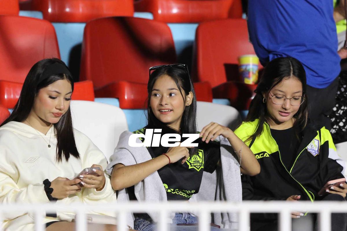 No se vio en TV: Bronca en el partido, hermosas aficionadas de Olancho en el Nacional y visita especial a Olimpia