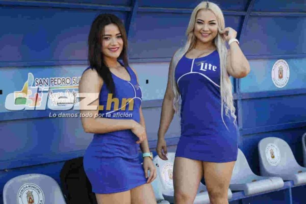 El clásico entre Marathón y Motagua en Pentagonal se llena de chicas muy lindas