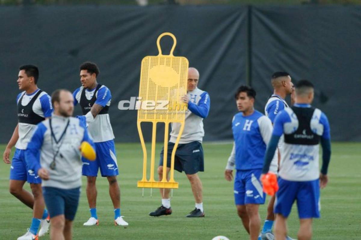 ¡Sin Danilo Acosta! Las imágenes del entreno de Honduras de cara al juego con El Salvador