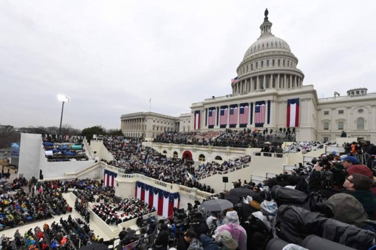 Las mejores fotos del primer día de Donald Trump como presidente de EEUU