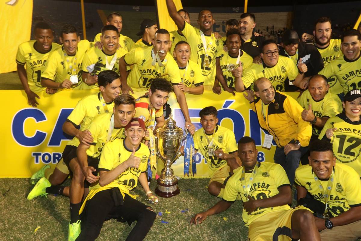 Los aurinegros ganaron en Navidad su último campeonato y lo hicieron en Tegucigalpa cuando vencieron al Motagua en 2017 con gol de Ángel Tejeda.