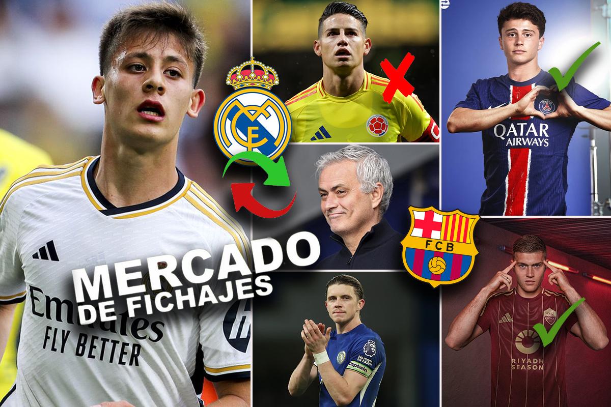 Ofertón por Arda Güler y Real Madrid responde; sorpresa en Barcelona y PSG cierra el cuarto fichaje más caro de su historia
