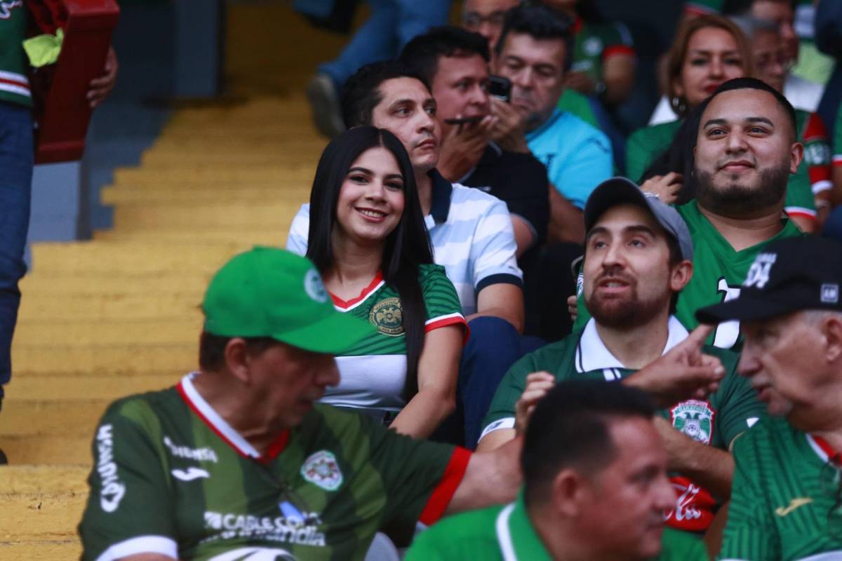 Bellas chicas del Marathón enamoran en el Morazán y la estrella que estará en palco