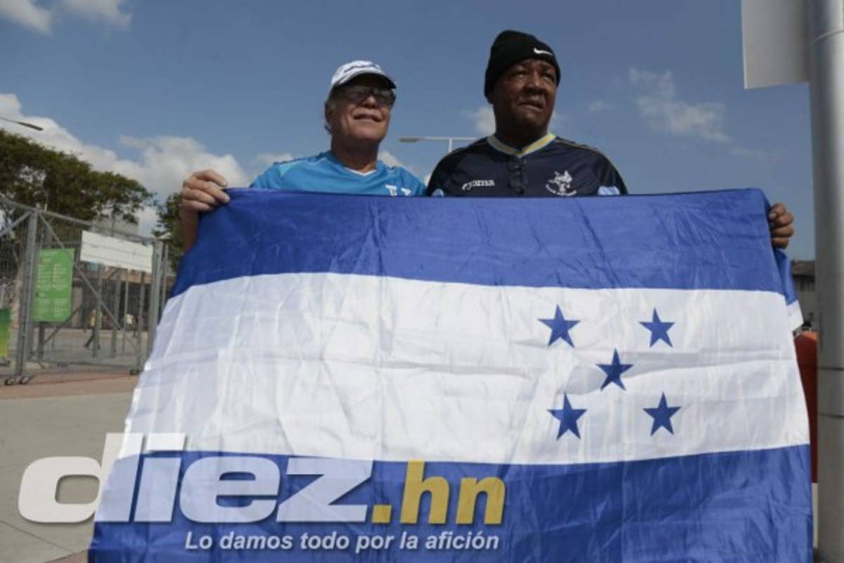 Así se vive el ambiente previo al juego Honduras vs Argelia