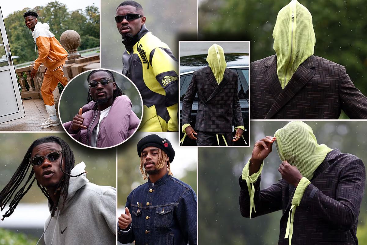 Misterio en Francia: el jugador que llegó encapuchado a la concentración y así se presentó Koundé