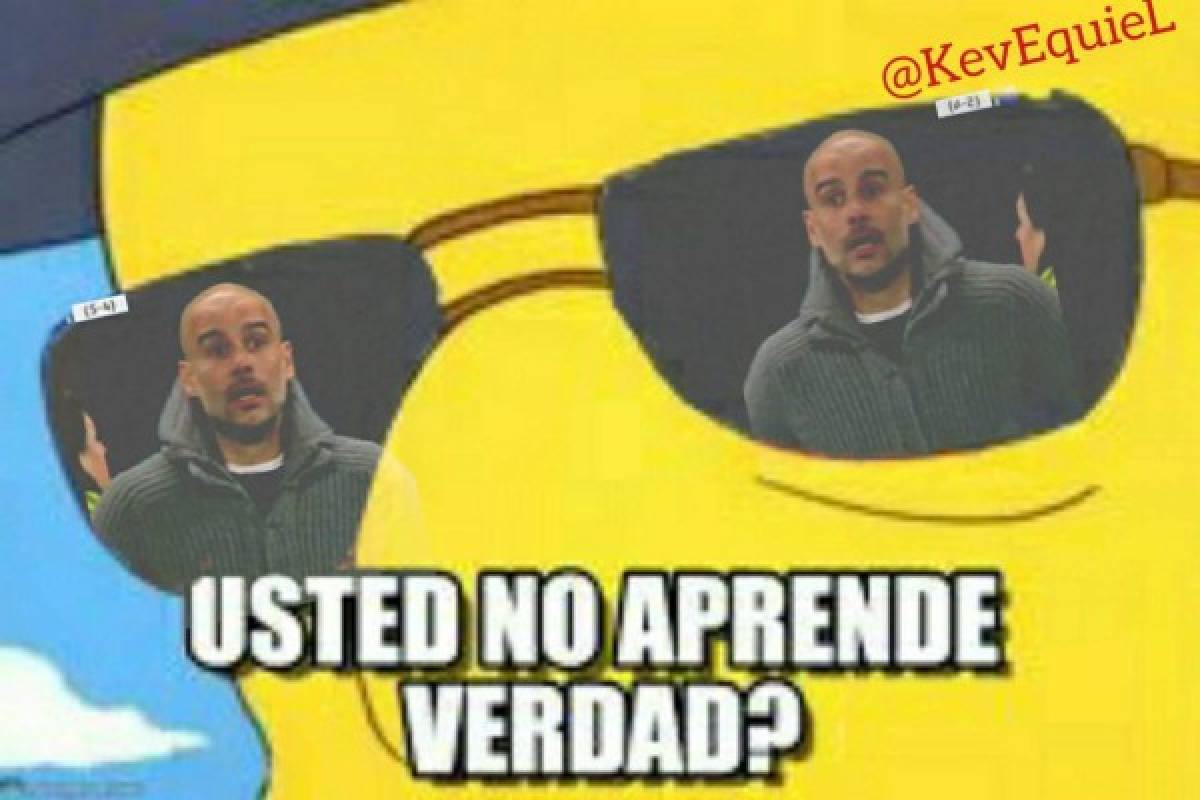 Los memes que no has visto y que destrozan a Pep Guardiola tras su eliminación en Champions