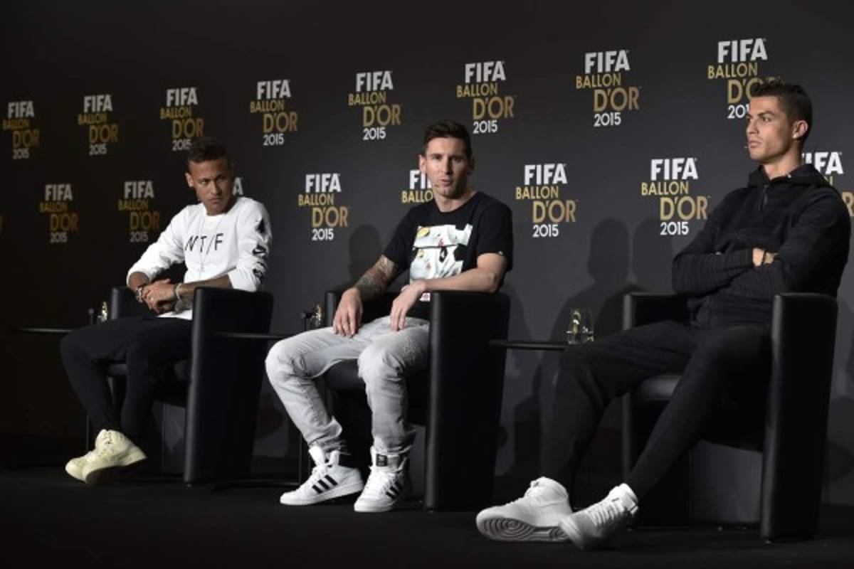 FOTOS: Así fue la divertida conferencia entre Messi, Cristiano y Neymar