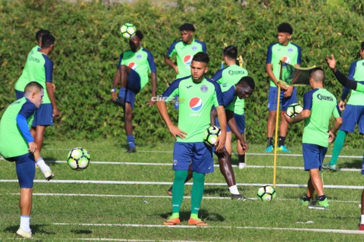 ¡Concentración y tensión! Motagua ya prepara la primera batalla con Olimpia