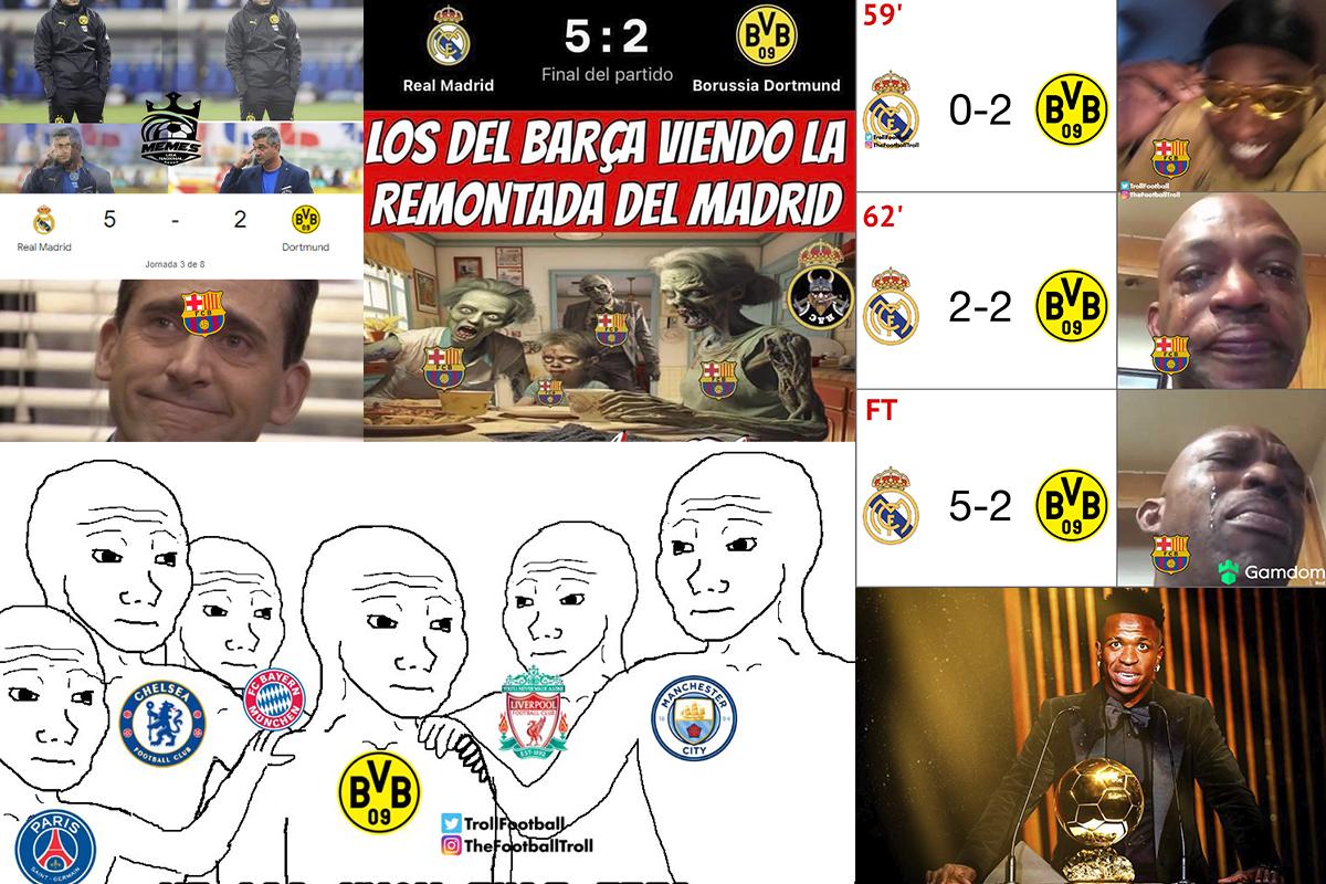 Los divertidos memes que dejó la remontada del Real Madrid en la Champions: ¡eligieron a su Balón de Oro!