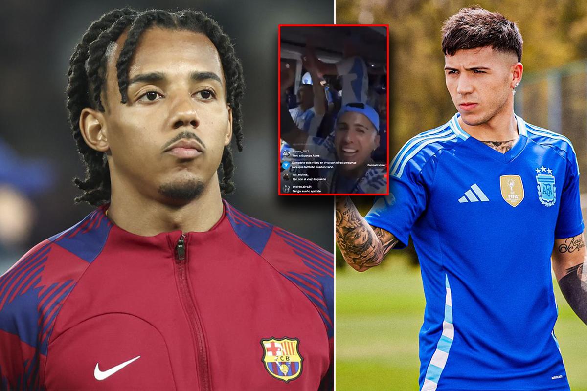 Koundé reaccionó al polémico video de Enzo Fernández: aficionados argentinos salen al paso y lo revientan
