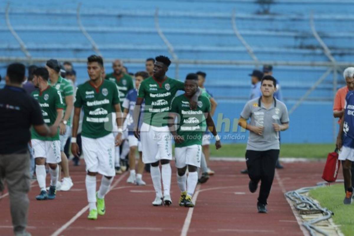 NO VISTE EN TV: Marathón-Real España terminó con zafarrancho y lágrimas