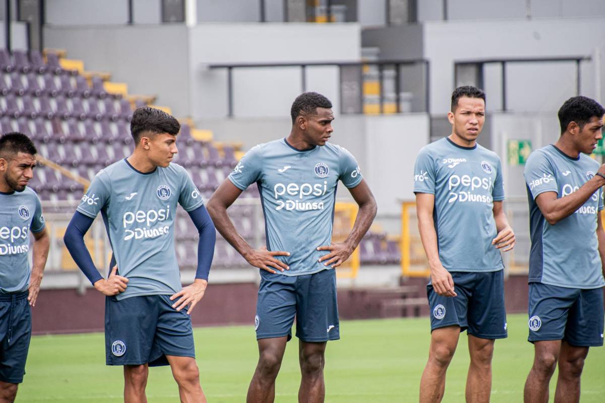 Así fue el entrenamiento de Motagua en el estadio Ricardo Saprissa de cara a la batalla ante los “Morados”