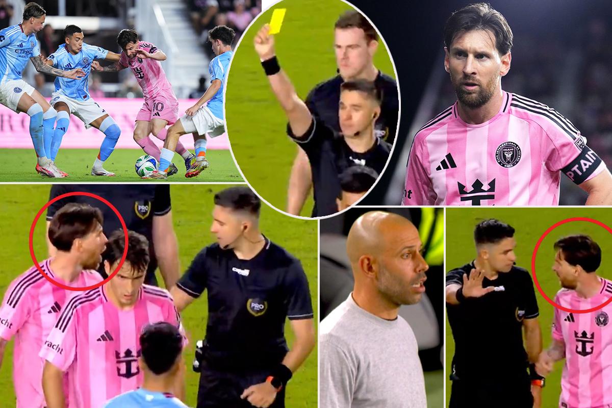 Messi fue la figura y explotó contra el árbitro: Inter Miami empata ‘in extremis’ ante New York City en la MLS 2025