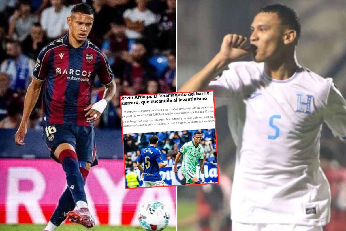 Diario español resalta a Kervin Arriaga previo al Honduras-Costa Rica: Mentalidad de guerrero; en plenas condiciones de proyectar al Levante...
