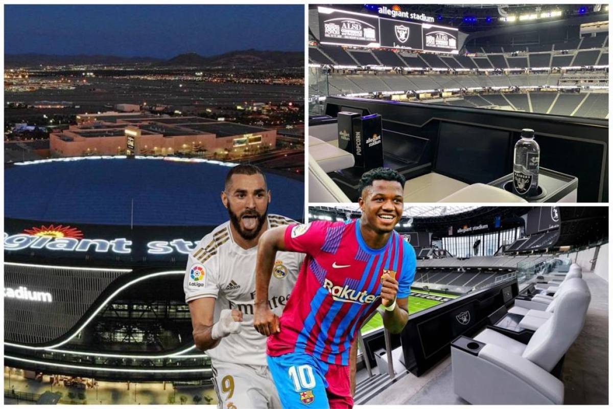 Áreas VIP y otros sitios exclusivos: así es el Allegiant Stadium, recinto que albergará el Real Madrid-Barcelona en Las Vegas