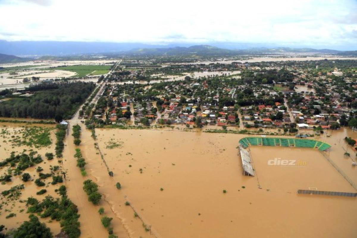 El estadio del Parrillas One no se ha inaugurado y ya fue golpeado por dos inundaciones