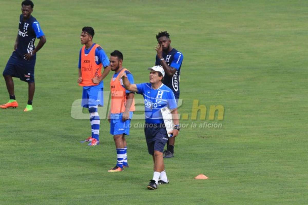 Las imágenes que dejó el primer entreno de Honduras de cara a la Copa Oro