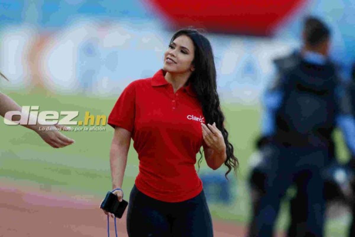 ¡Pura lindura! Las bellas catrachas en el juego de Honduras ante Chile en el Olímpico