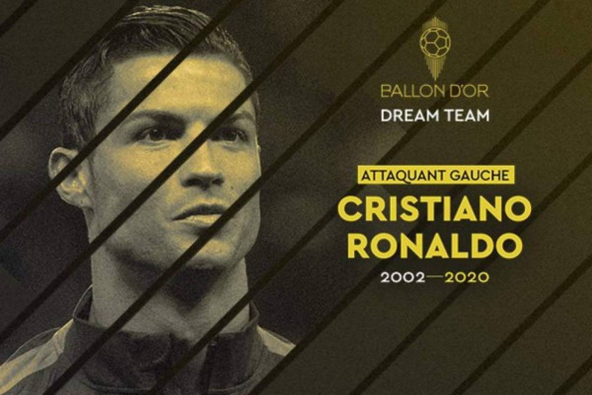 Con Cristiano Ronaldo y Messi juntos: El mejor 11 de la historia del fútbol, según France Football