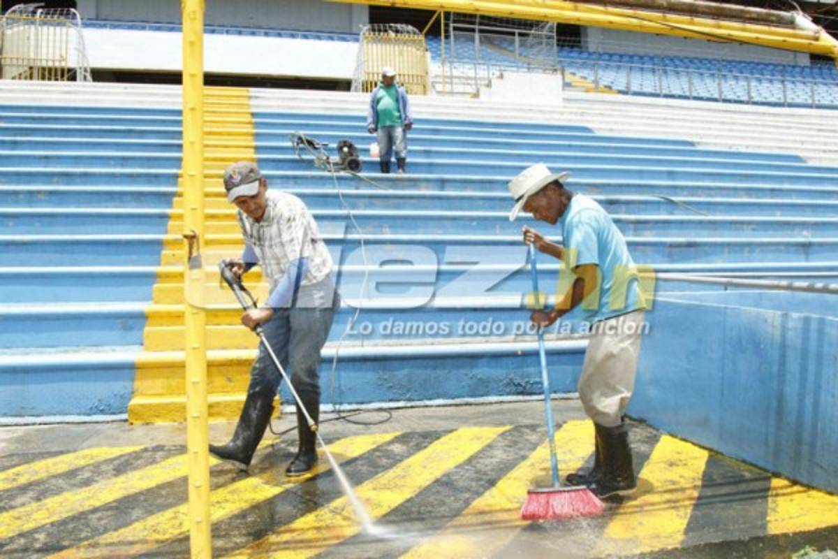 ¡BELLEZA! Así pulen el estadio Olímpico para el partido contra Estados Unidos