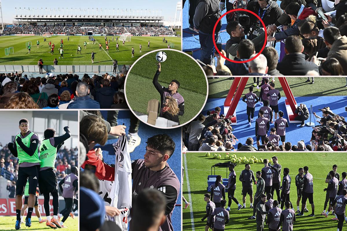 Fiesta merengue: Real Madrid despide el 2025 con un entrenamiento especial y la locura de la afición