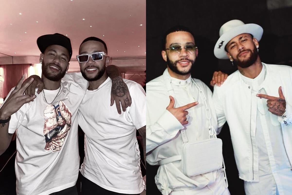 Memphis Depay y Neymar se volvieron grandes amigos gracias al fútbol, aunque nunca han jugado juntos.