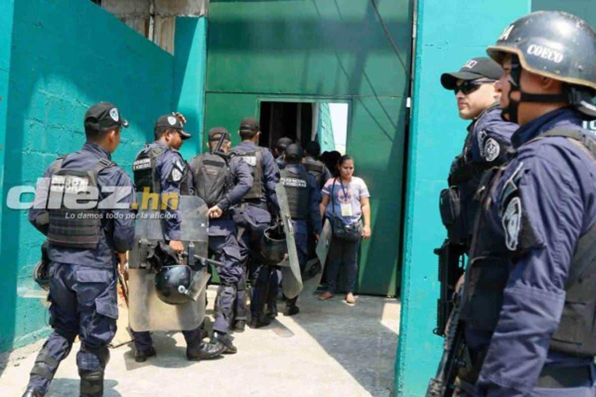 Así militarizan el Yankel previo al clásico sampedrano